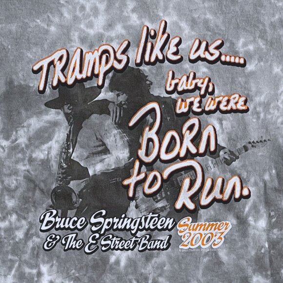 Vintage Bruce Springsteen & The E-St Band "Born To Run" Summer Tour 2003 Tie-Dye - Picture 3 of 8